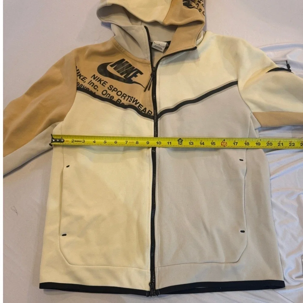Nike Sportswear Full Zip Hoodie Color Block Spell Out‎ Jacket Size M |S1